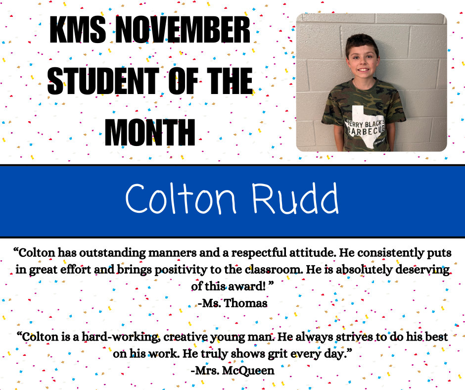 student of month