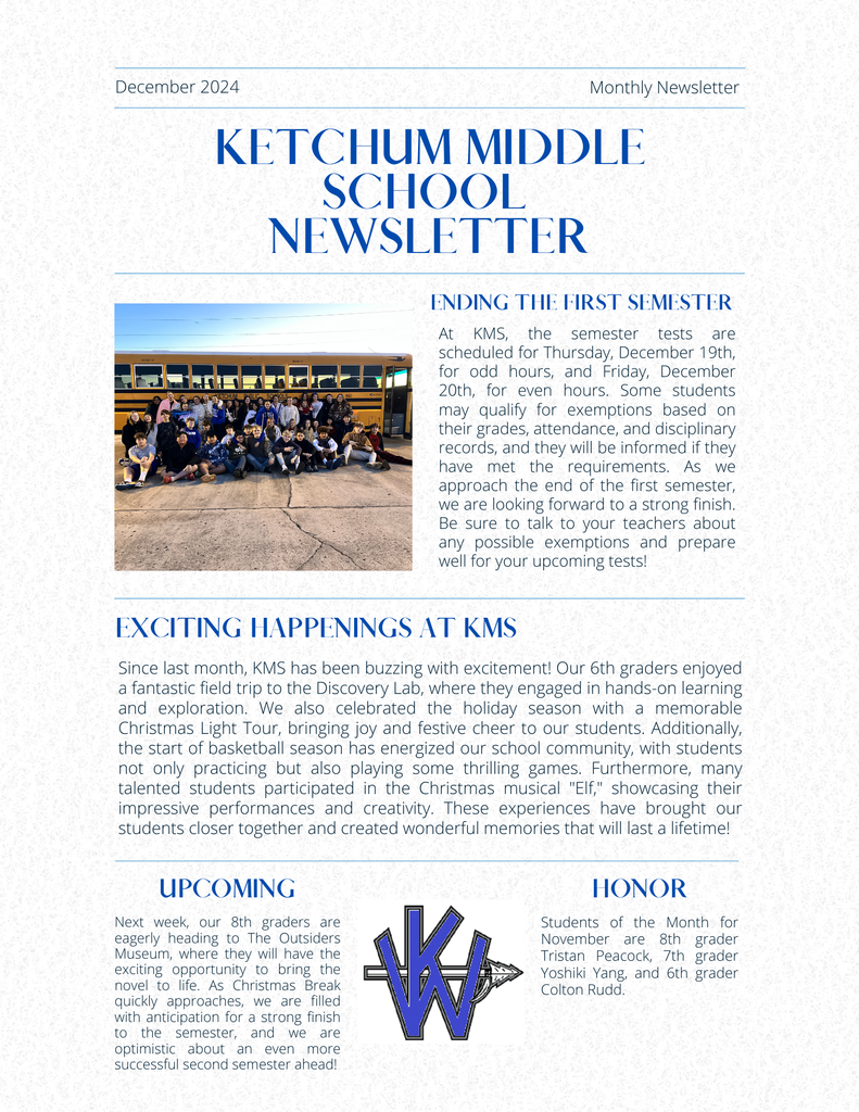 Dec. Newsletter