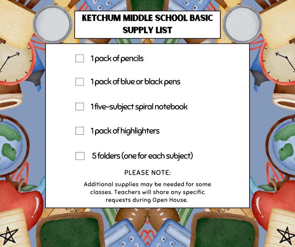 supply list