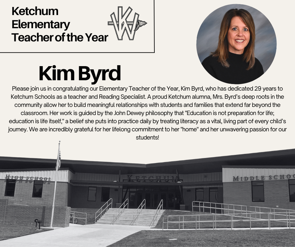 Mrs. Byrd selected as Elementary Teacher of the Year!