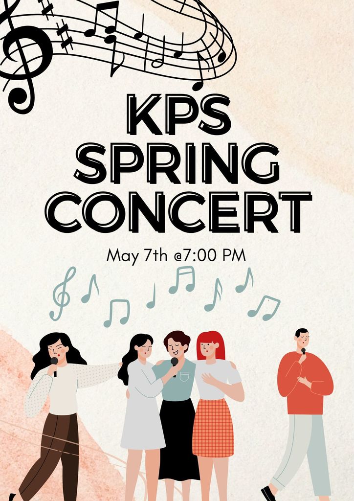 KPS Spring Concert May 7th at 7pm