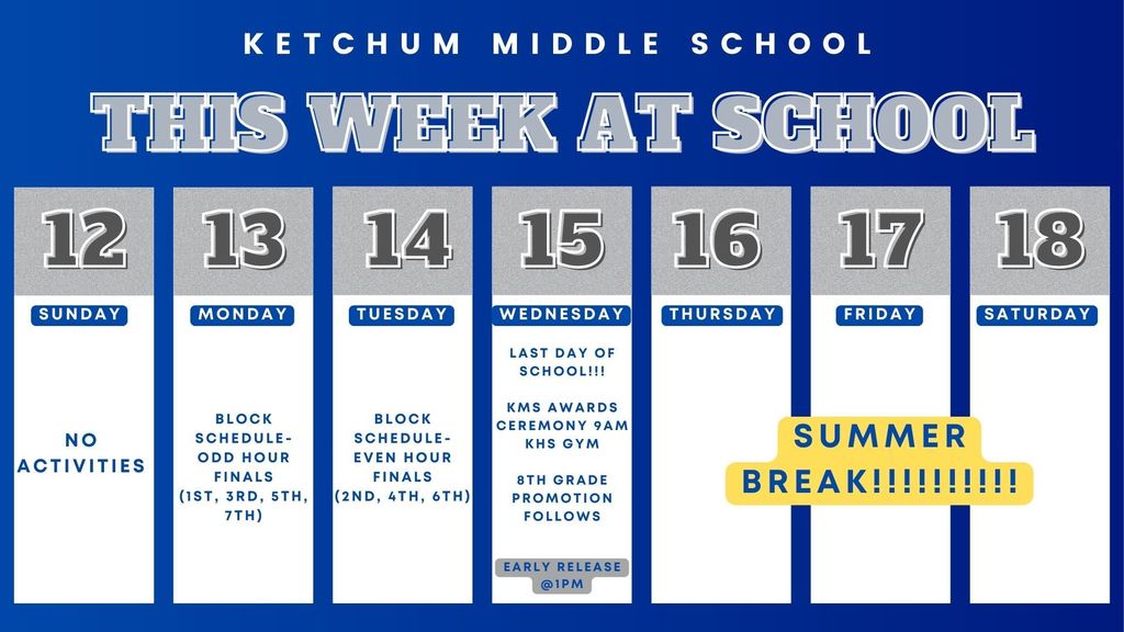 Peak at the week