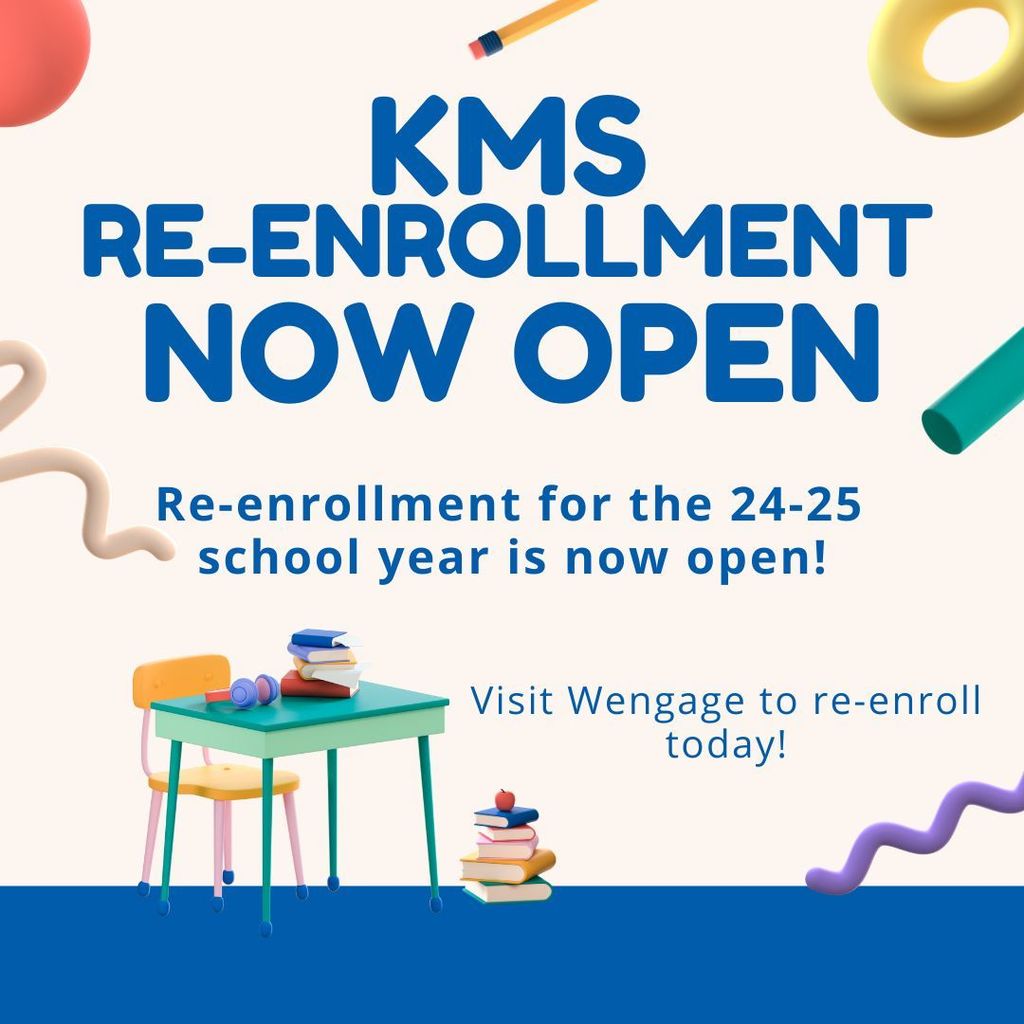 Re-enrollment for the 24-25  school year is now open!Visit Wengage to re-enroll today!
