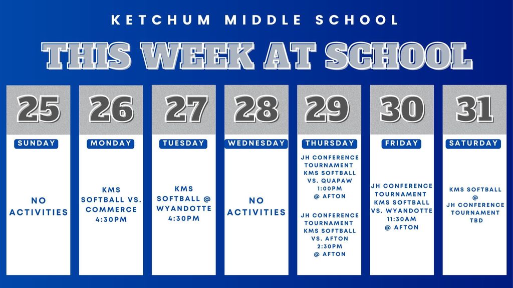 this week at KMS