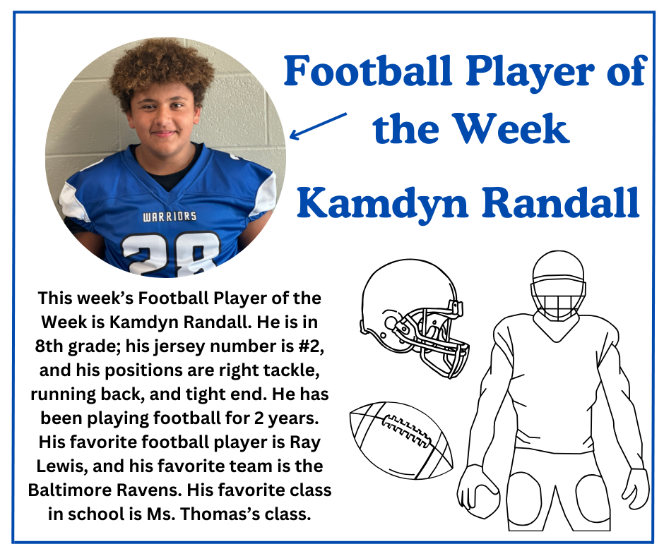 FB athlete of week