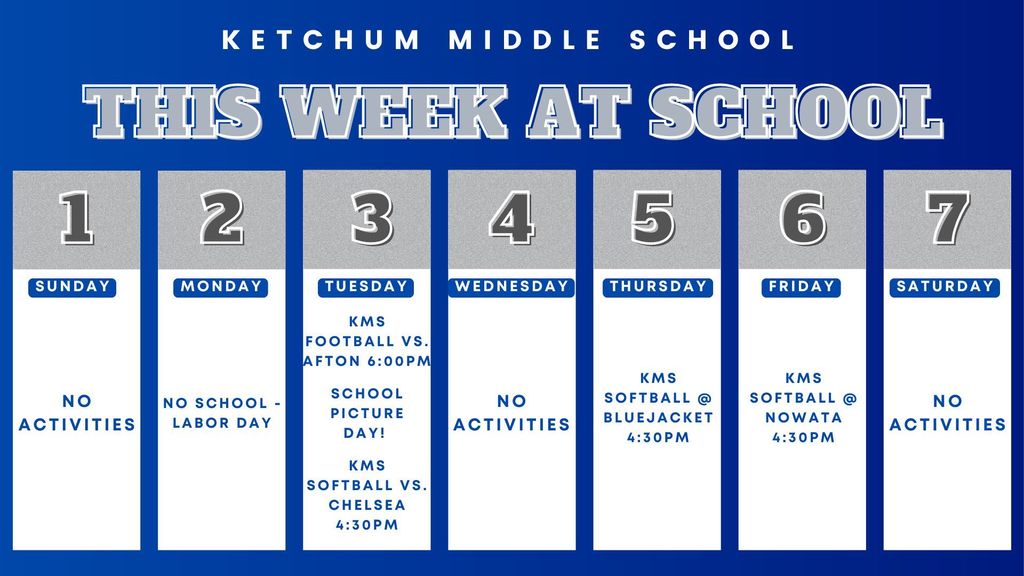 this week at KMS