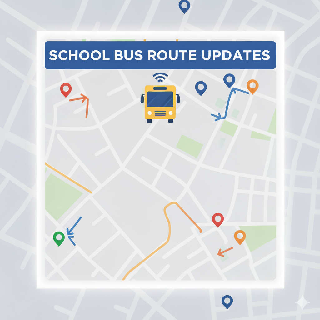 bus route update graphic