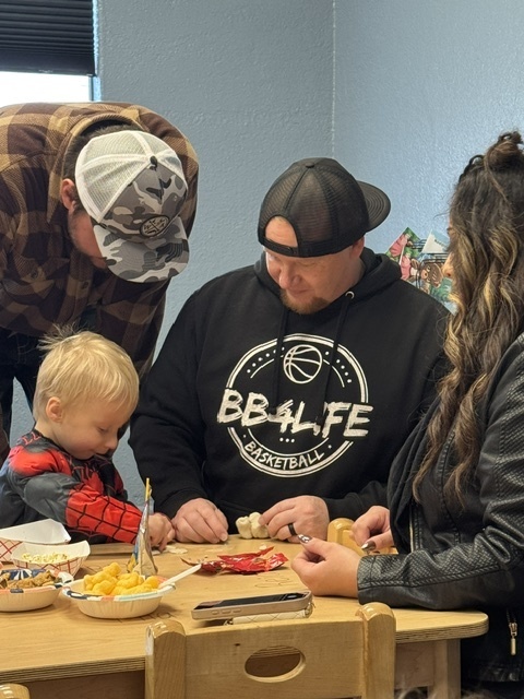 parents at halloween party