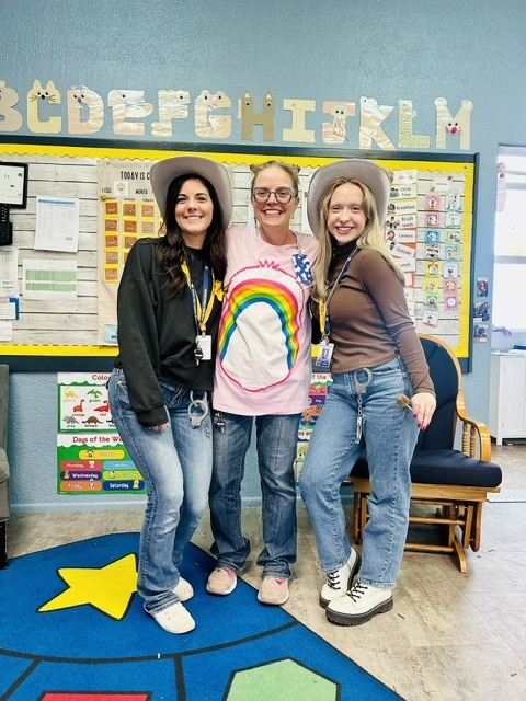 staff dressed for halloween