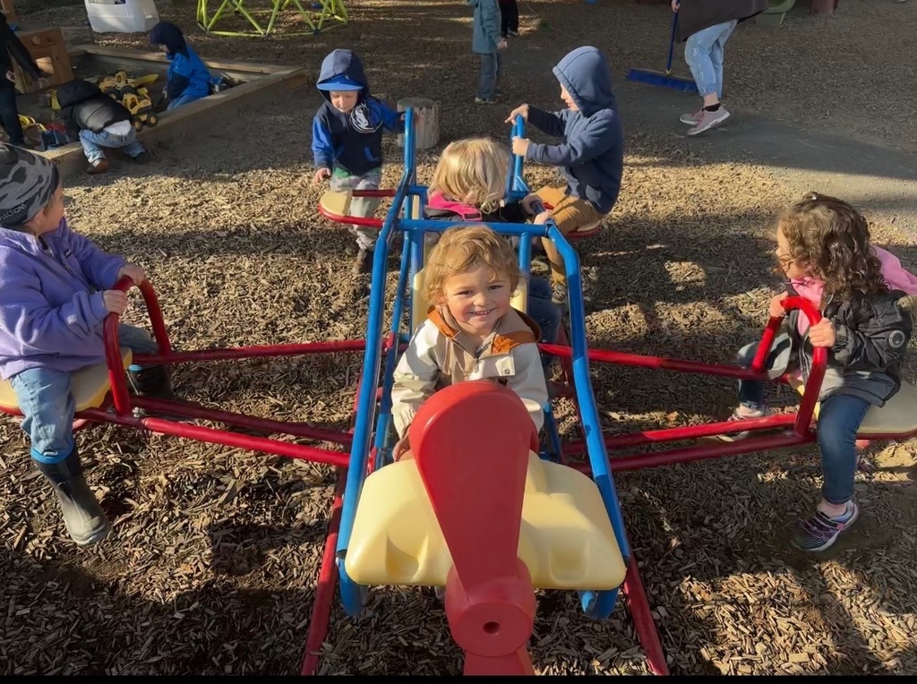 kids playing on playground