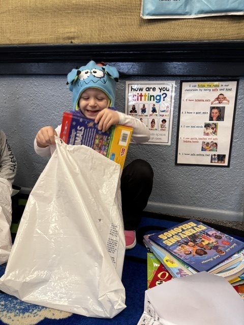 students opening new books