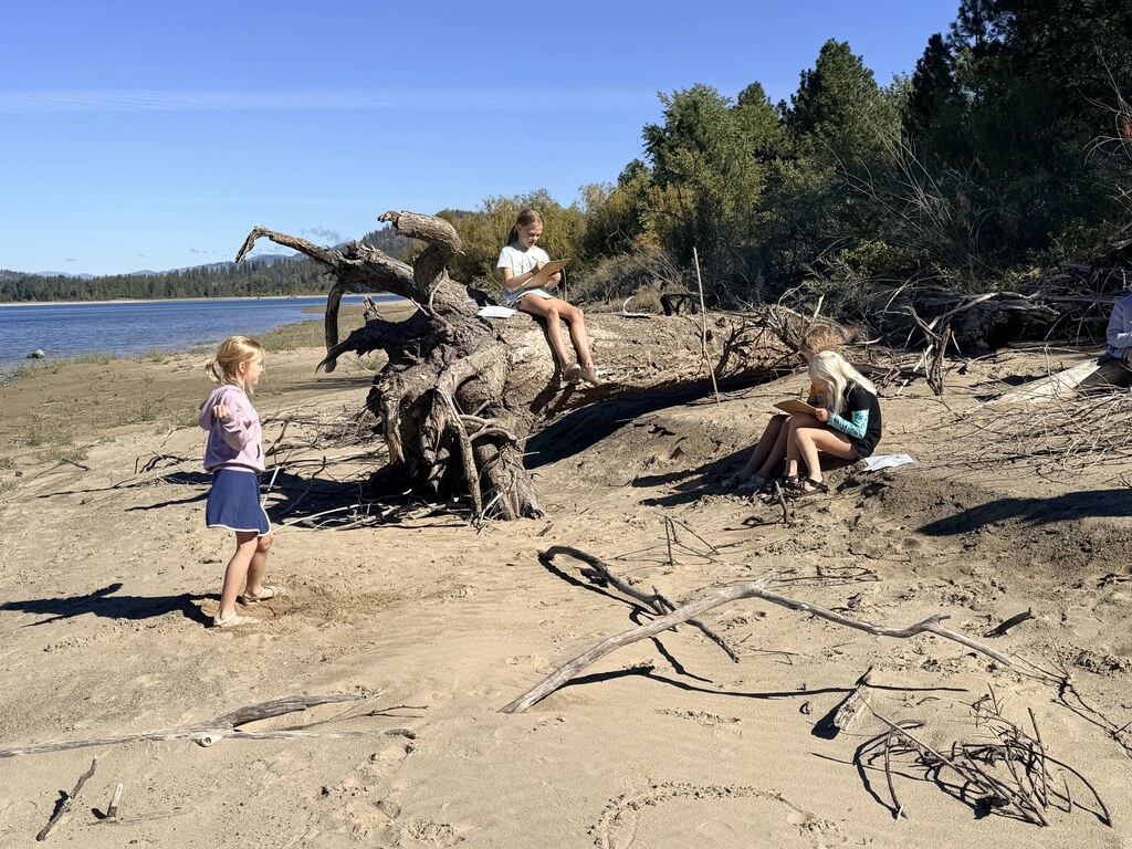 Students on Adventure at the river