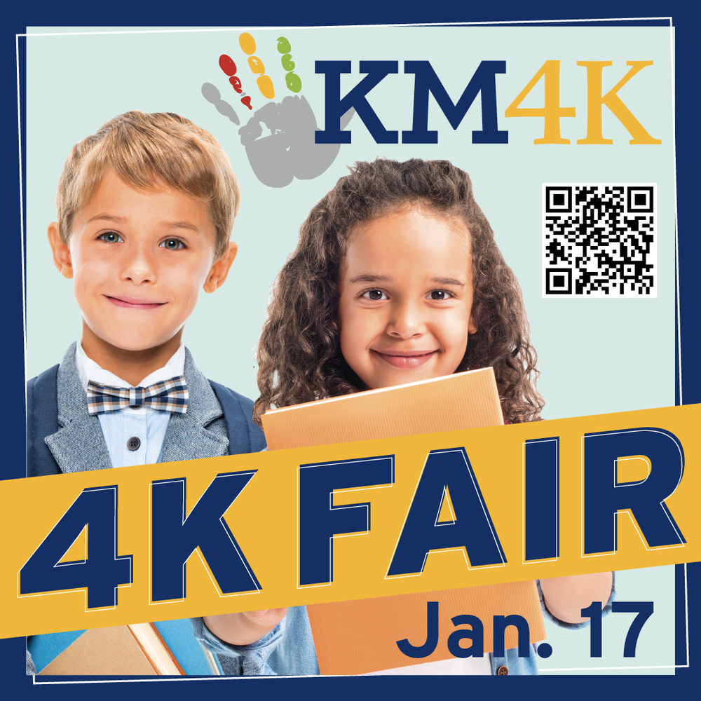 KM4K FAIR WILL BE HELD ON JANUARY 17TH FROM 57PM AT CUSHING ELEMENTARY