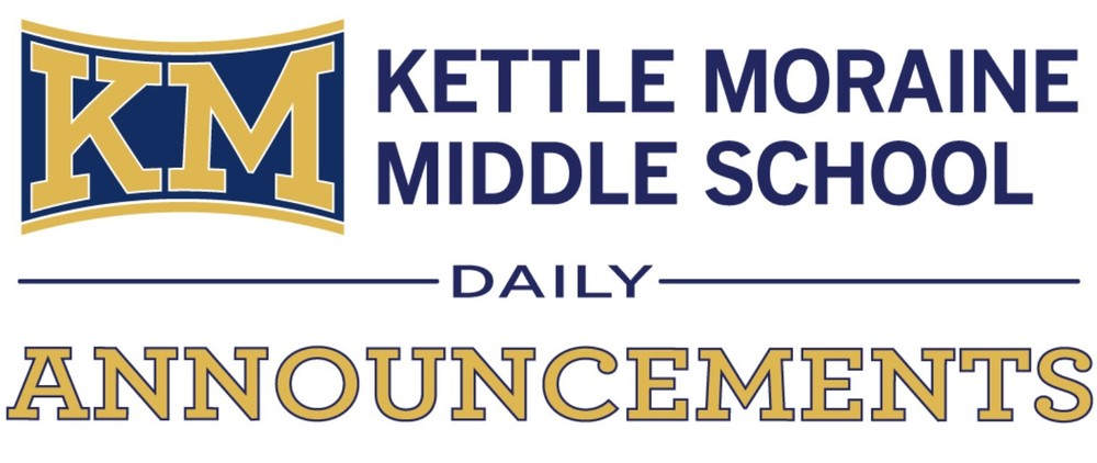 KMMS Daily Announcements 5/13/26