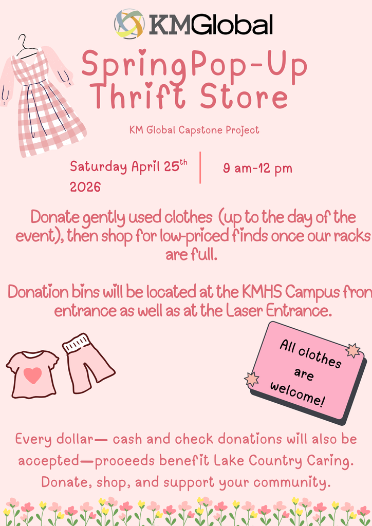 Pop Up Thrift Store - Liv Hubbard, Haley Mierzwinski, & Audrey Gottschalk