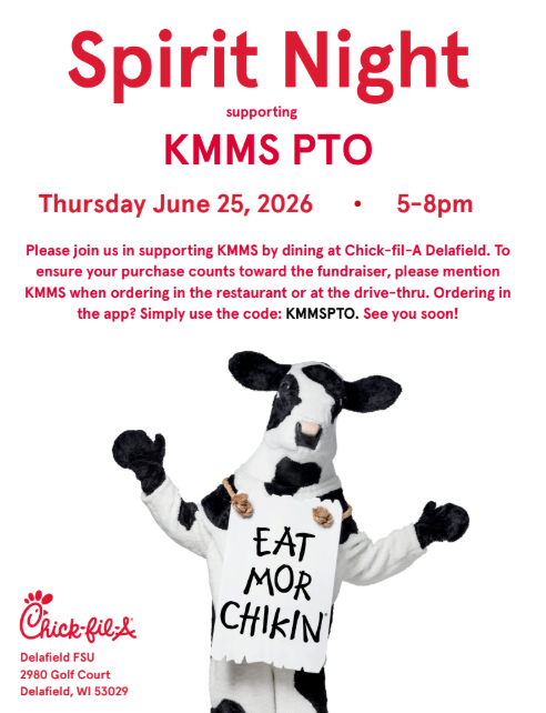 6/25/26 Chick-fil-A fundraiser