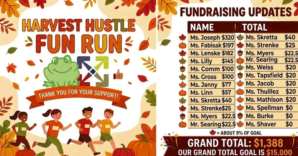 Harvest Hustle Fun Run Updates
