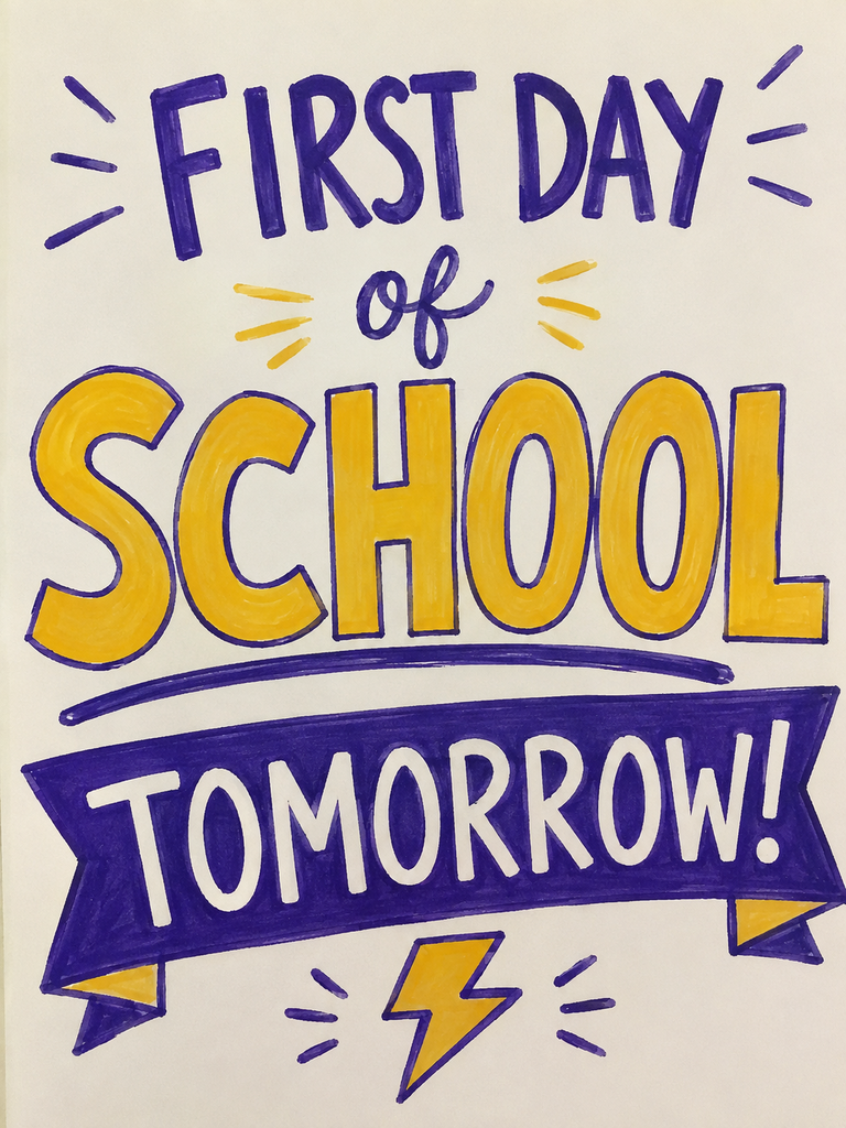 First Day of School