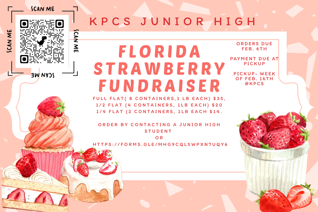 Junior High Strawberry Sales