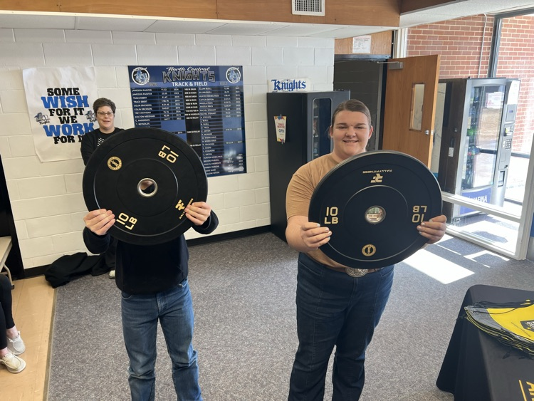 Karlene holding plate