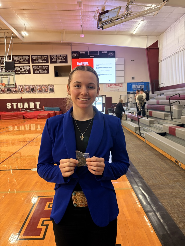 Courtnie takes 2nd in informative