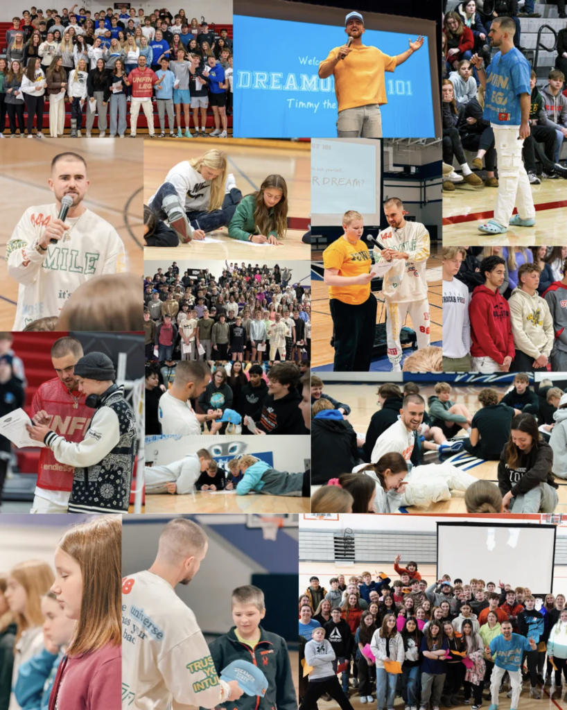 kids meeting Timmy the Dreamer