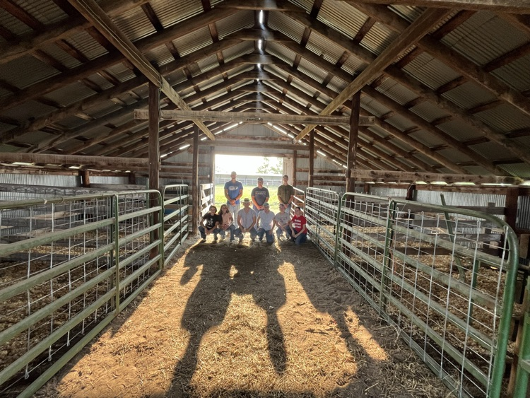 barn is cleaned