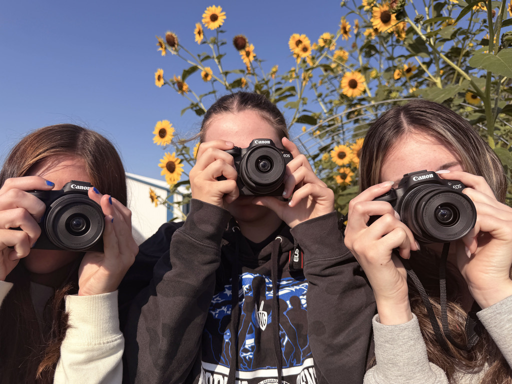 Senior photography class