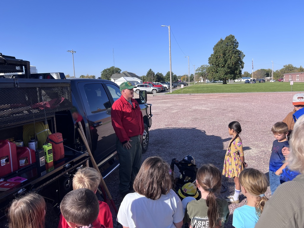federal fire truck and fireman
