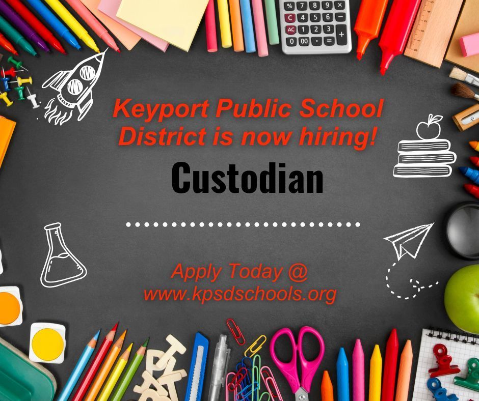 Now hiring for a custodian position