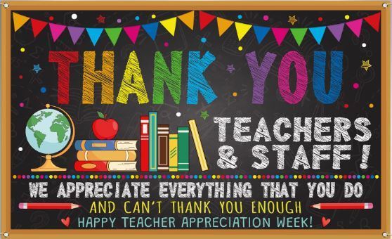 Happy Teacher Appreication week