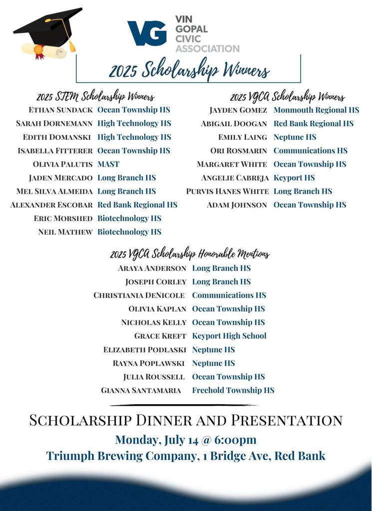 2025 Scholarship Winners