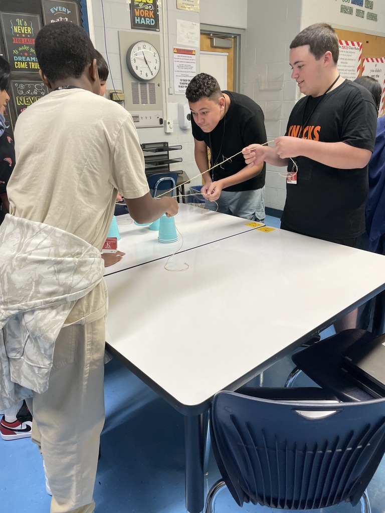 A little friendly competition on the first day of school! The students really got into the Cup Challenge today. Looking forward to working with the new Class of 2026!