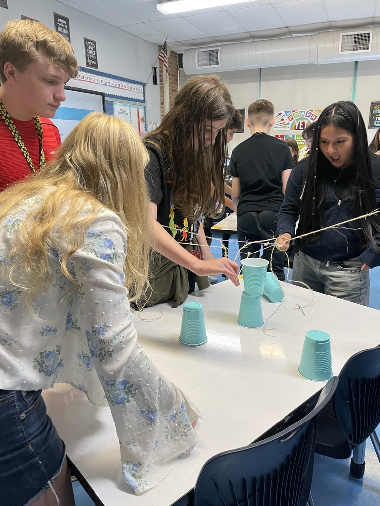 A little friendly competition on the first day of school! The students really got into the Cup Challenge today. Looking forward to working with the new Class of 2026!
