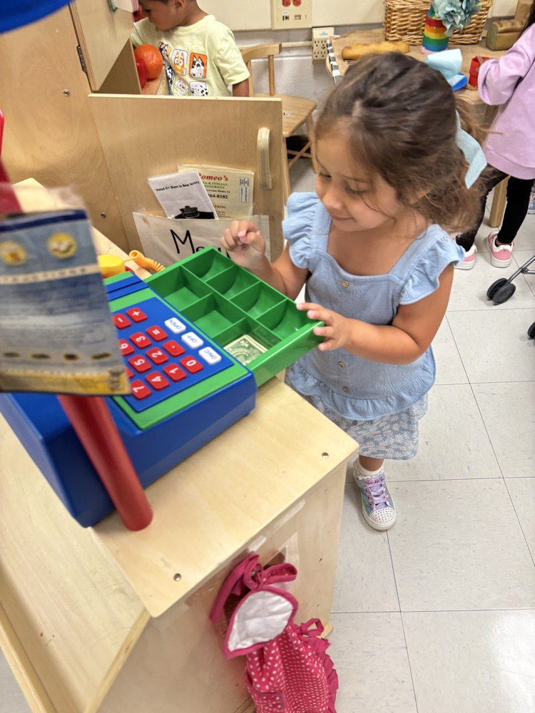 Exploring the areas in Pre-K !