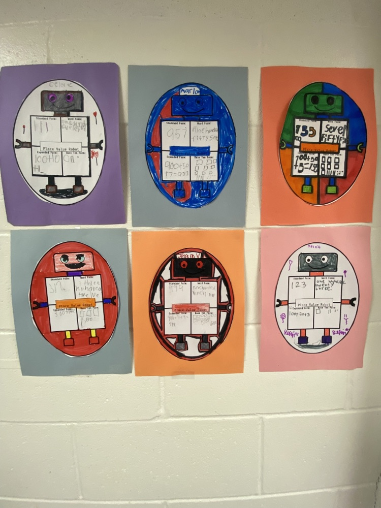 place value robots