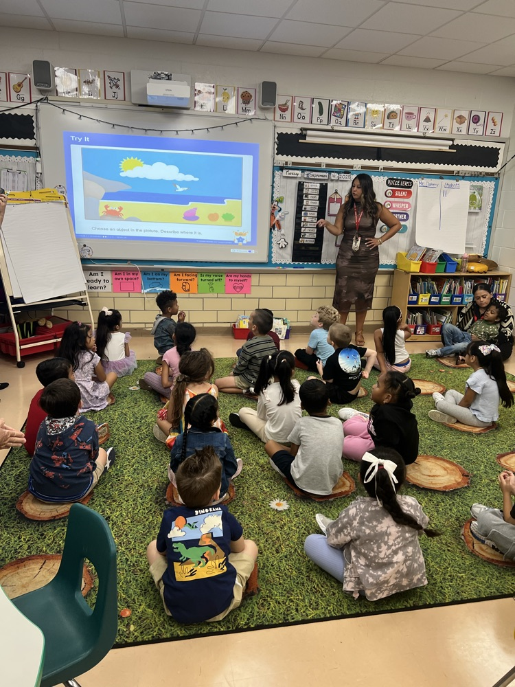 Kindergarteners hard at work !