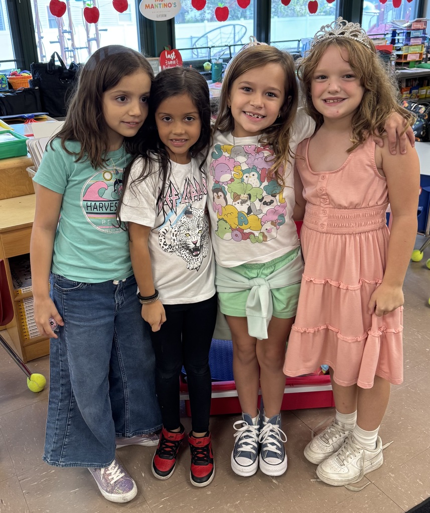 Four girls enjoying aftercare.