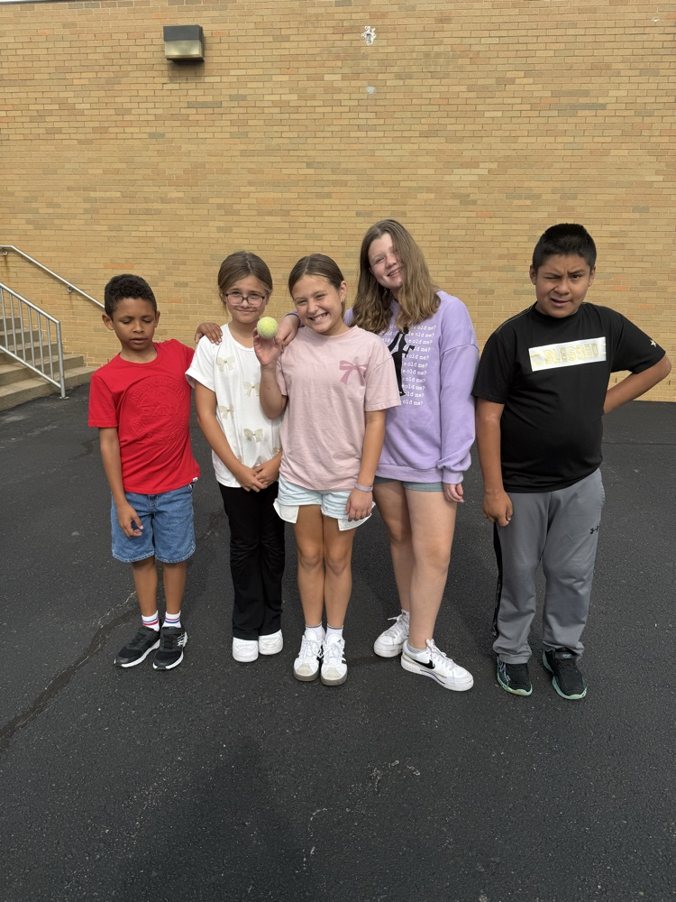 we had so much fun playing wall ball at recess today