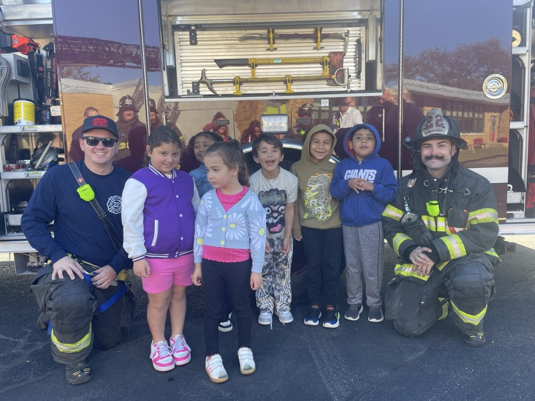 Thank you to our Volunteer Firefighters!!! The students loved exploring the truck!!!