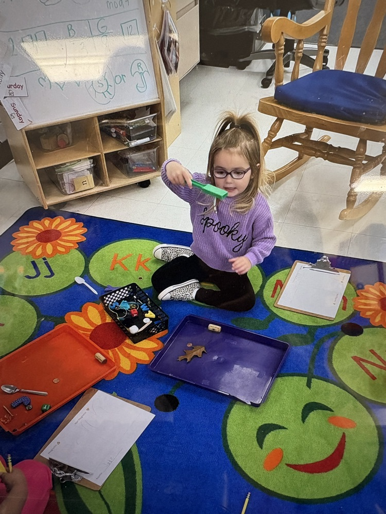 We had fun learning about magnets! 