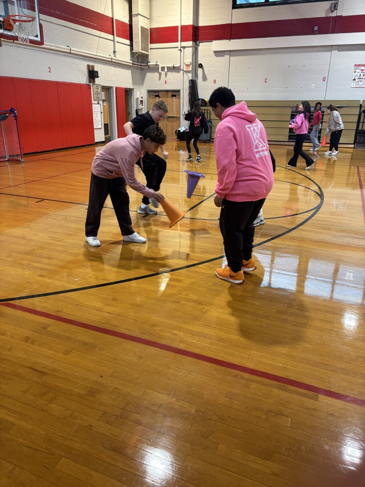 Cone flip PE warm up!