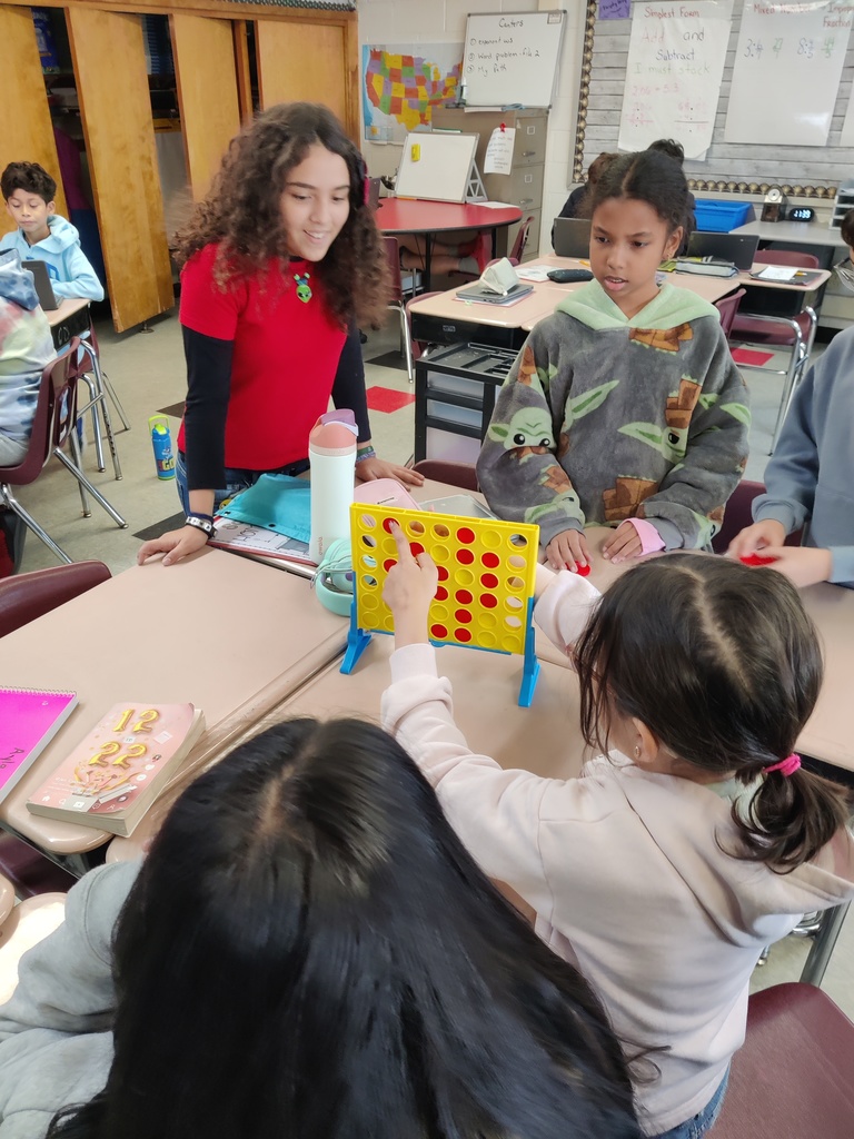 Connect Four excitement!
Recess without Technology