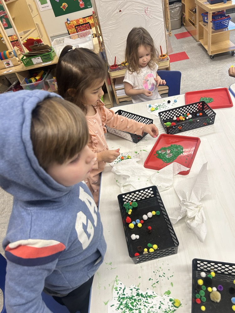 Making Christmas Trees!