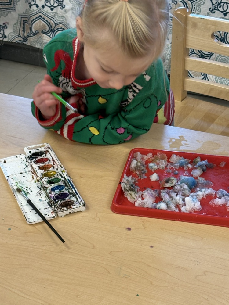 painting them and watching them