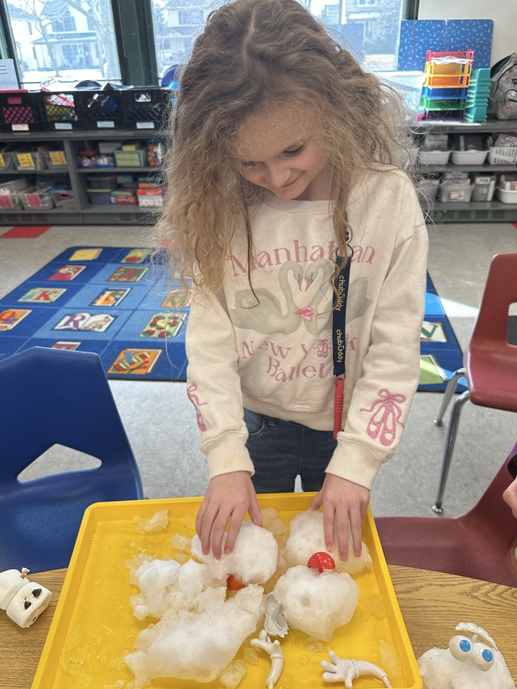 Mr. Potato Head snowman