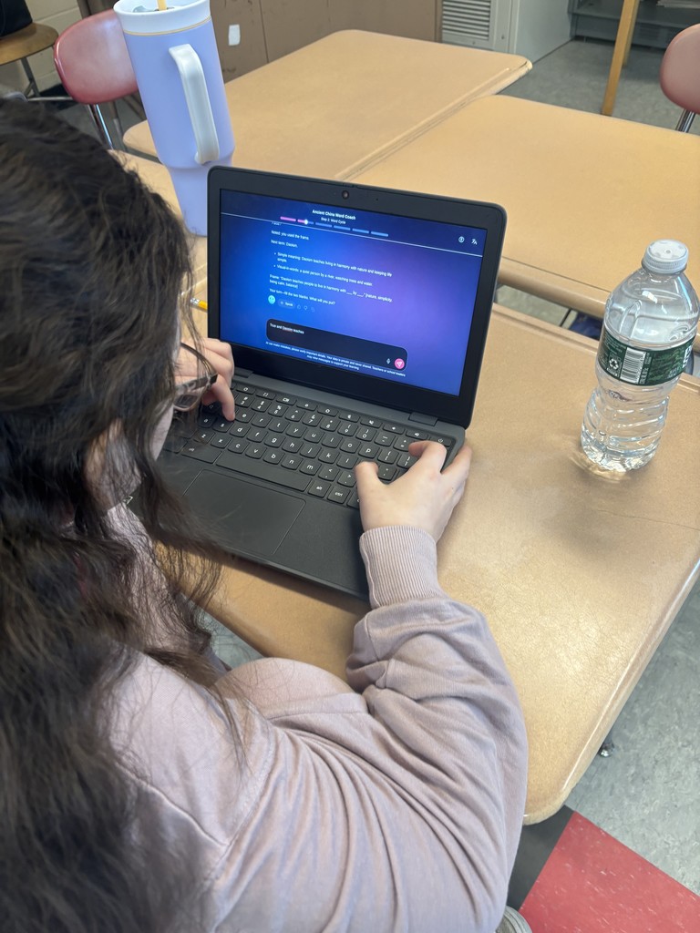 Learning new vocabulary about ancient China.