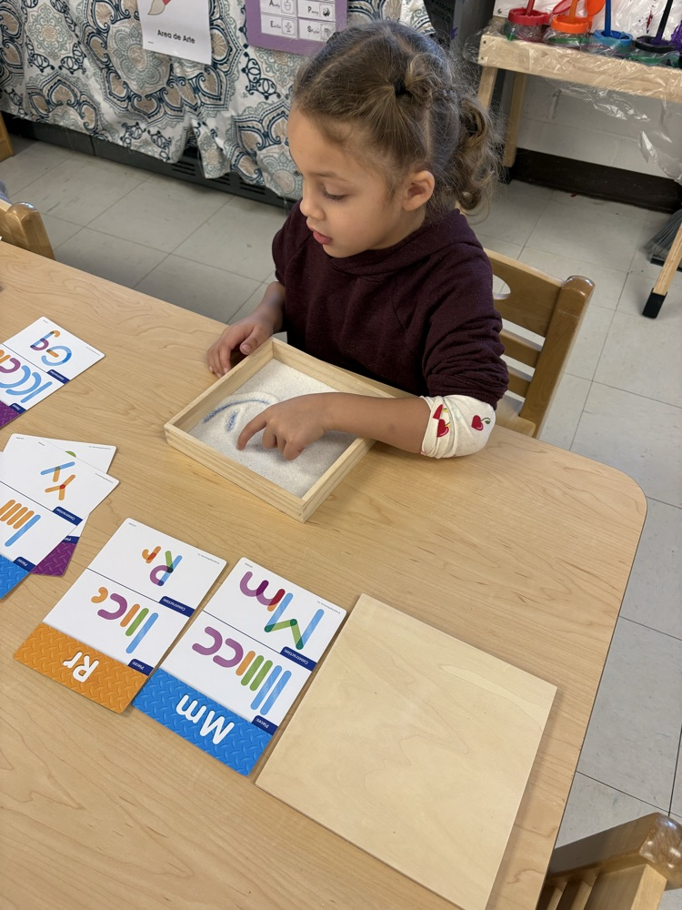 Learning to form letters!