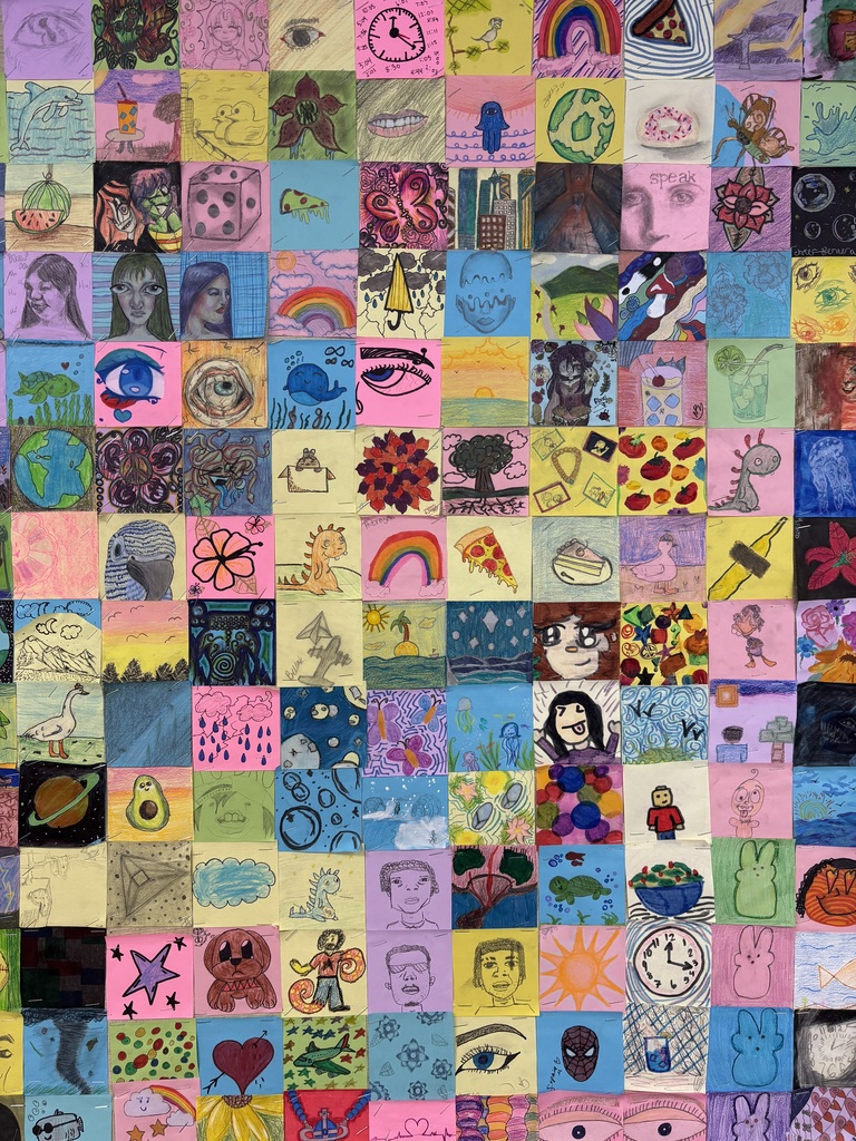 Mini Masterpieces by Our talented Art students at Keyport!!!!