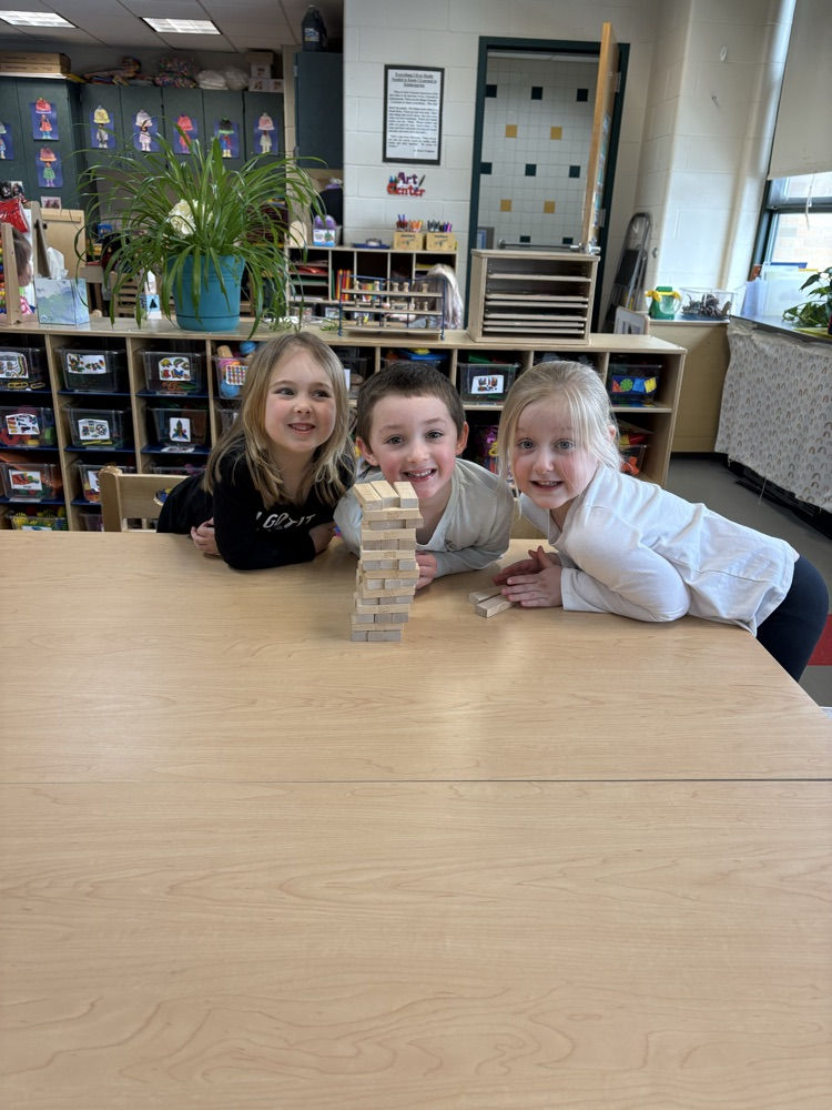 Fun Friday playing Jenga!!